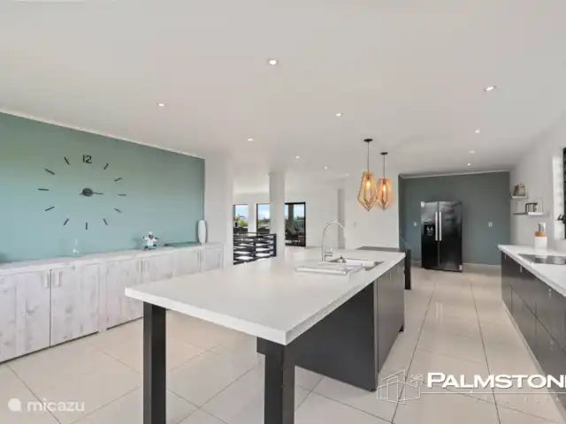 Villa familiar de lujo Grey Noble con vistas al mar en Curazao, Banda Arriba (este), Jan Thiel - villa cocina