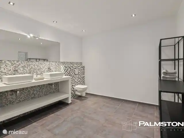 Villa familiar de lujo Grey Noble con vistas al mar en Curazao, Banda Arriba (este), Jan Thiel - villa Baño en la planta baja