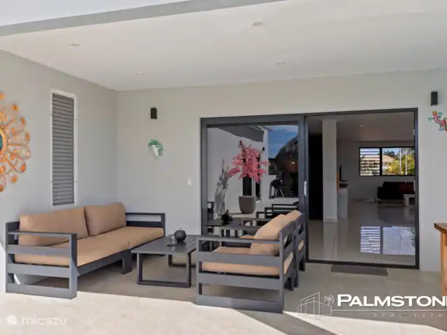 Villa familiar de lujo Grey Noble con vistas al mar en Curazao, Banda Arriba (este), Jan Thiel - villa Encantadoras tumbonas