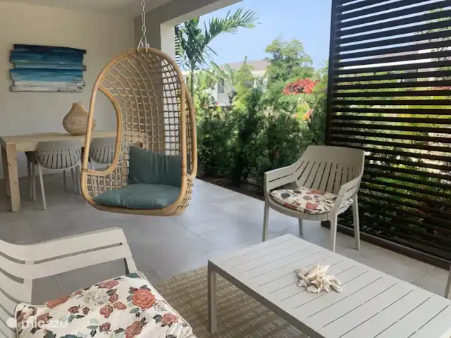 Jan Sofat LUX A21 | Curaçao, Banda Ariba (est), Jan Sofat - appartement Terrasse extérieure avec chaise longue