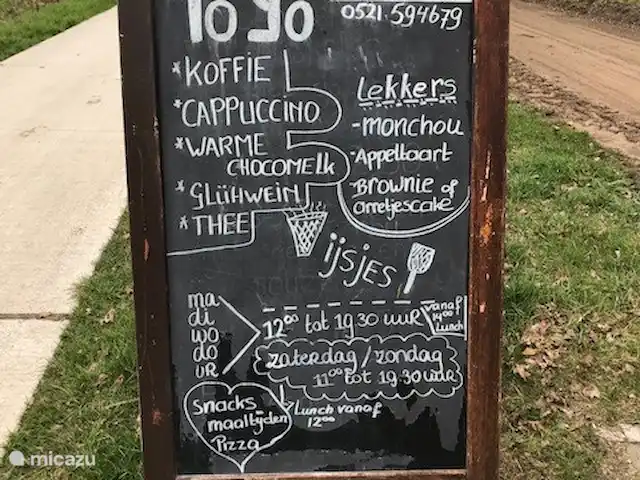 Vue forêt 2 | Pays-Bas, Drenthe, Diever - chalet Le restaurant est ouvert au parc