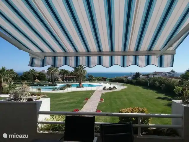 Balcones del Chaparral, Mijas Costa | Espagne, Costa del Sol, La Cala de Mijas - appartement auvent qui vous protège du soleil