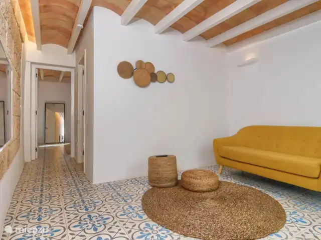 Casa En Grenyo huren in Spanje, Costa Blanca, Jávea - stadswoning Op de eerste verdieping is een televisiehoek gemaakt.