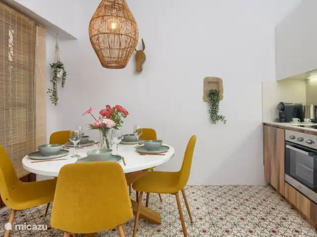 Casa En Grenyo huren in Spanje, Costa Blanca, Jávea - stadswoning Keuken met zitgedeelte.
