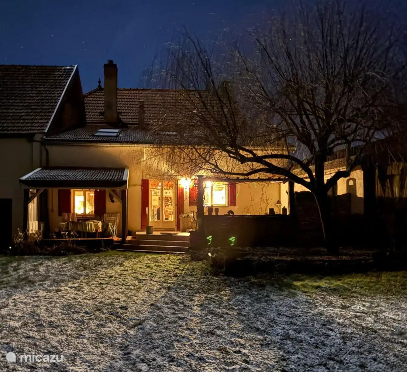 Het huis in de sneeuw