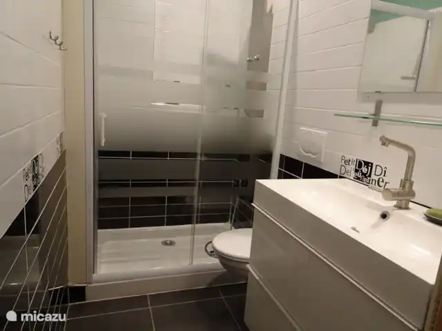 Le Tilleul | France, Côte-d'Or, Bissey-la-Côte - maison de vacances la salle de bain avec douche et WC au 1er étage