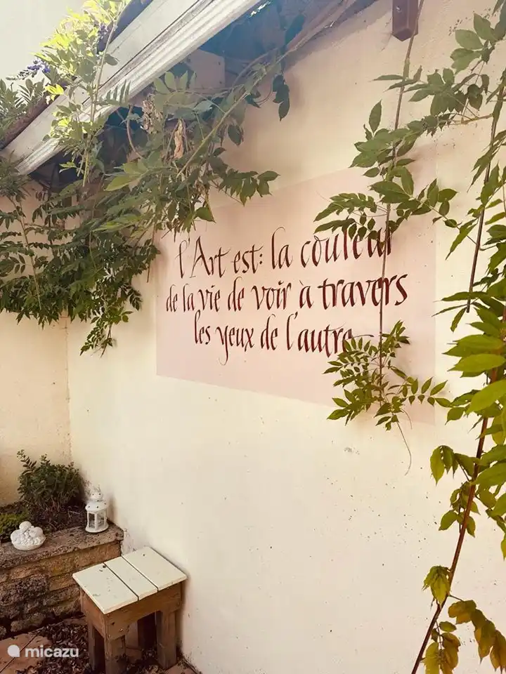 Der Text an der Wand