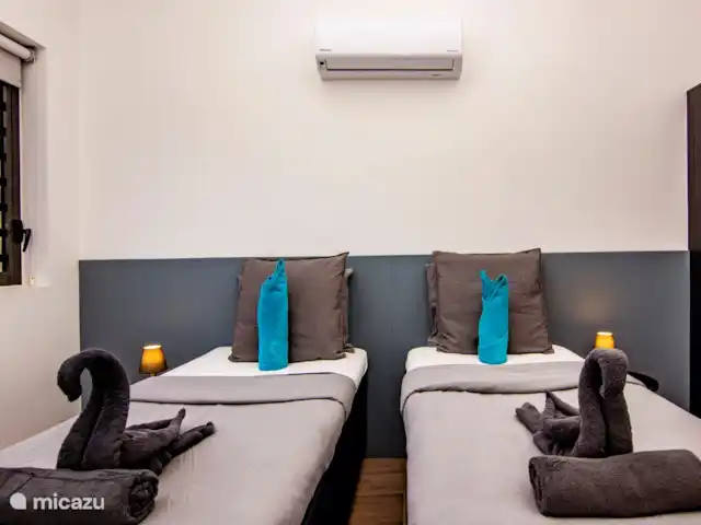 Ocean Sunset Villa | Curaçao, Curaçao-Centre, Blue Bay - villa Chambre 2 (literie au choix 2 lits de 90*200 ou 1 lit de 180*200)