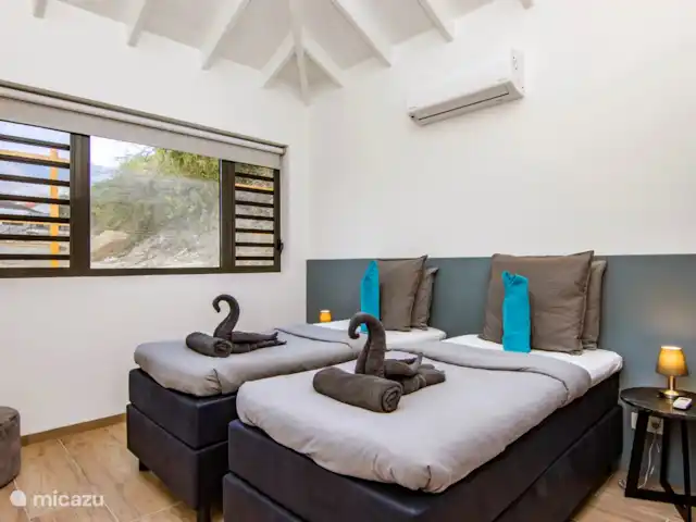 Ocean Sunset Villa | Curaçao, Curaçao-Centre, Blue Bay - villa Chambre 2 (Choix 2 lits de 90*200 ou 1 lit de 180*200)