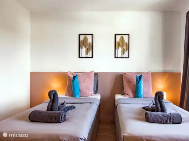 Ocean Sunset Villa | Curaçao, Curaçao-Centre, Blue Bay - villa Chambre 4 (Choix 2 lits de 90*200 ou 1 lit de 180*200)