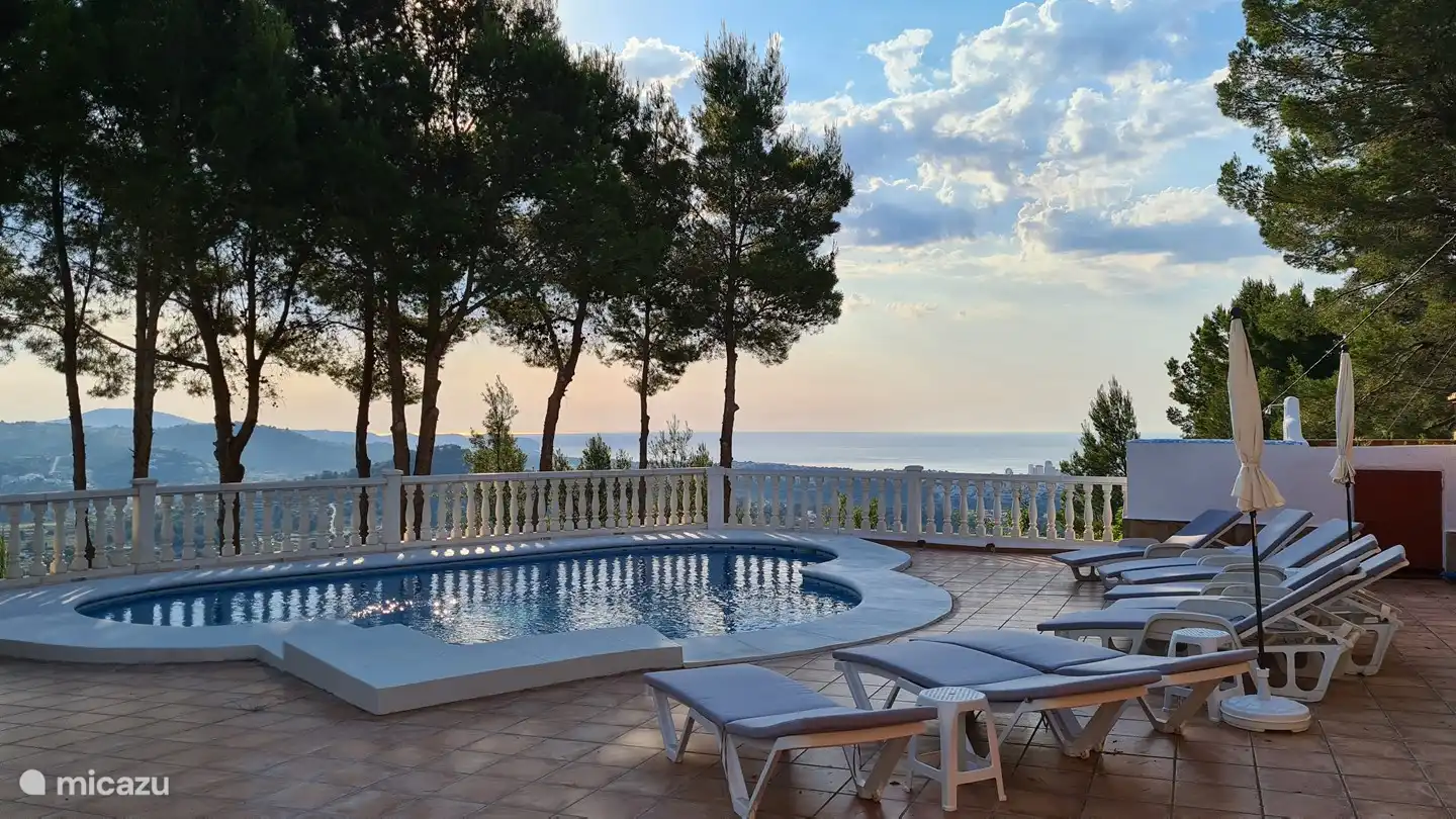 Het uitzicht in de ochtend is onbeschrijfelijk.