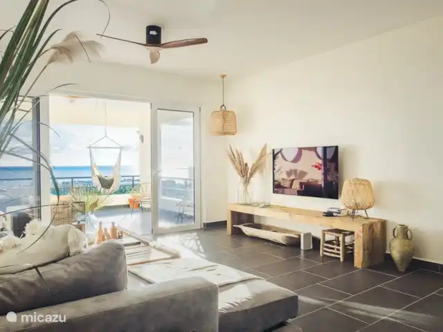 Penthouse met spectaculair uitzicht! huren in Curaçao, Curacao-Midden, Piscadera - penthouse Prachtig uitzicht vanuit de woonkamer.