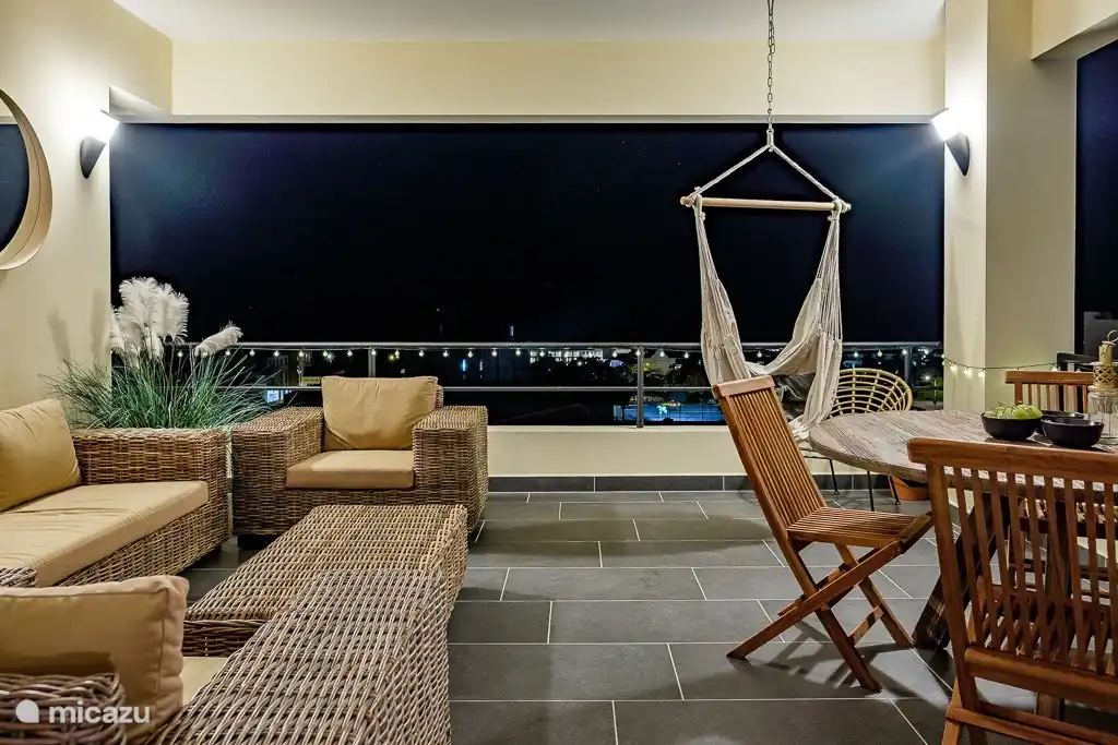 enjoy the evening on the porch in your hammock