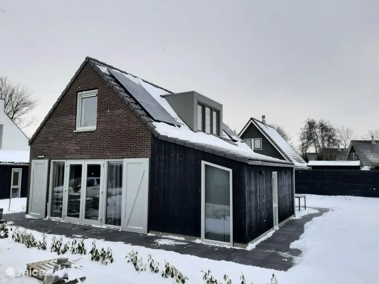 Auch in den Wintermonaten können Sie in diesem Haus entspannen. 