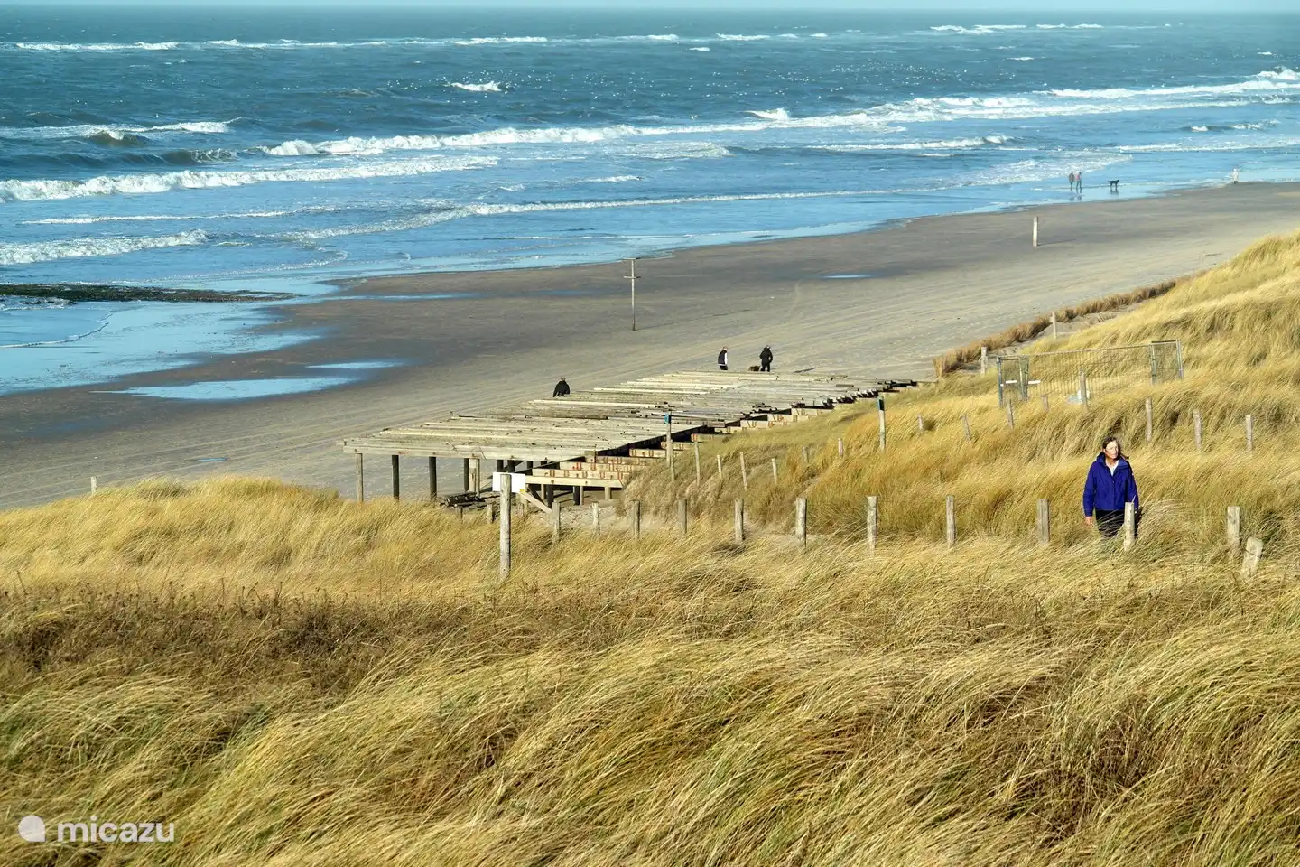 Strandeingang Petten Noord.