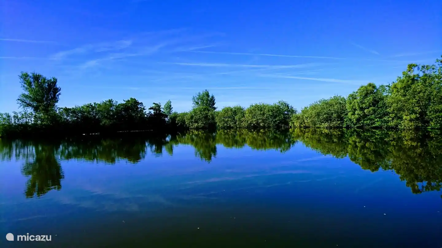 In De Wielen können Sie auf Hecht und Karpfen angeln. Es gibt sogar einen Angelplatz in der Mitte der Fußgängerbrücke.