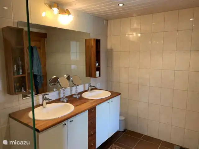 Chalet Chardon huren in Zwitserland, Wallis, Mayens de Chamoson - chalet Badkamer grenzend aan master bed room