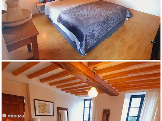 La Couronne huren in Frankrijk, Calvados, Lison - gîte / cottage Masterbedroom 1: heerlijk groot dubbel bed