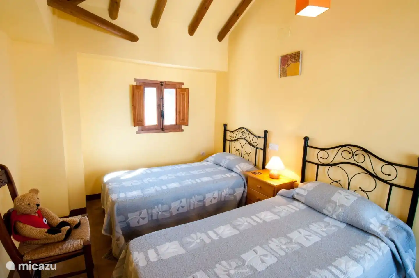 Das dritte Schlafzimmer mit zwei Einzelbetten