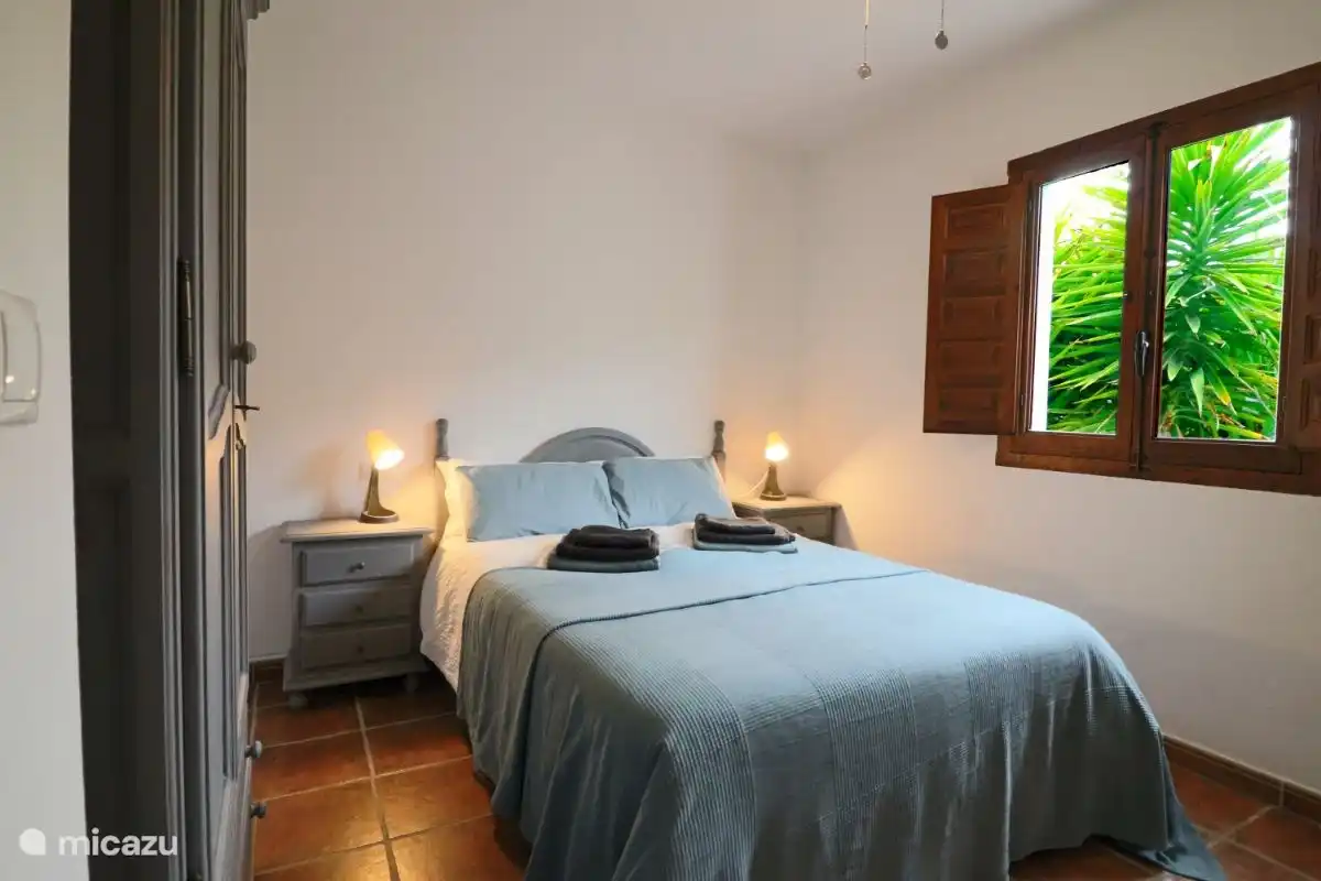 The second bedroom with a view over the river valley