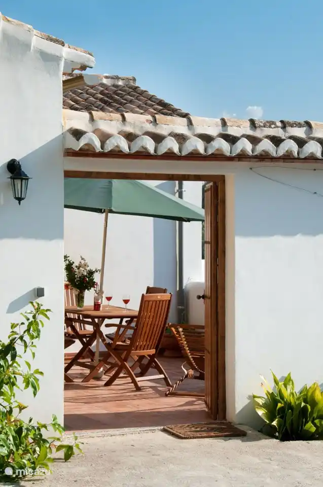 View of the terrace of La Palomera