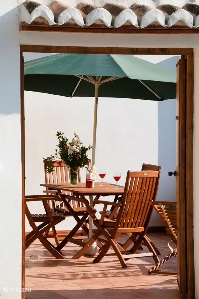 View of the terrace of La Palomera