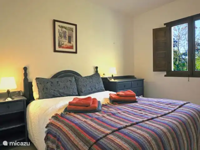 La Panadería, Molino La Ratonera en España, Andalucía, Zagra - apartamento El primer dormitorio doble