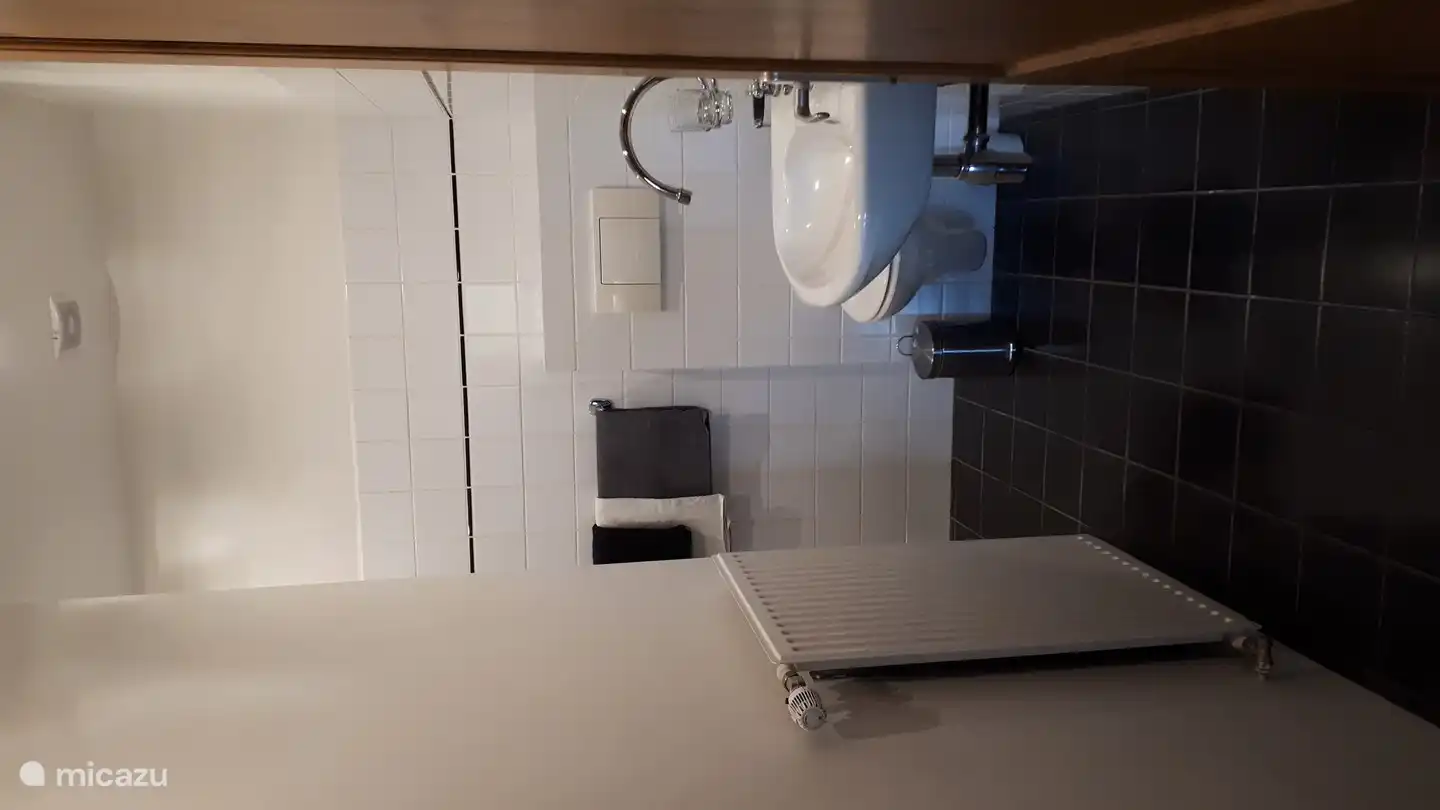 Badezimmer mit Dusche und WC