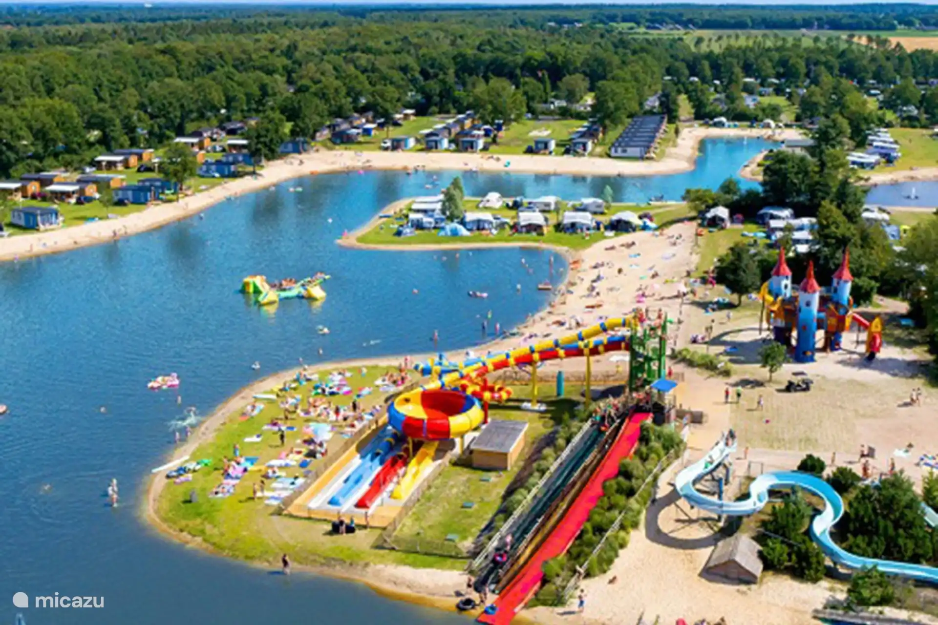 4 persoons Chalet de Berk, Rheezerveen. Gratis gebruik facilitieten op tegenovergelegen park het Stoetenslagh