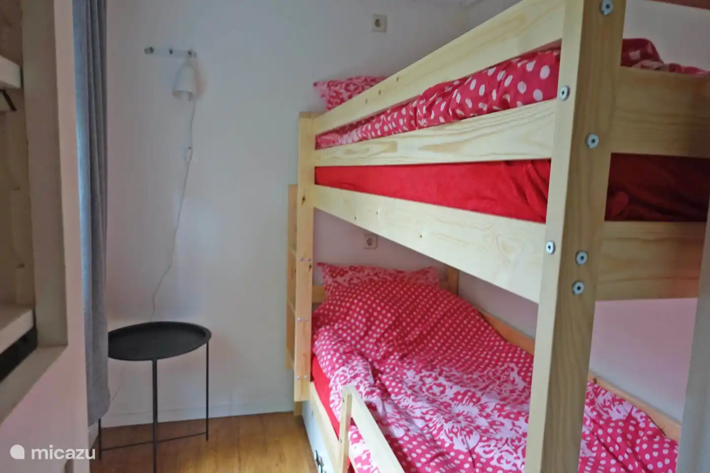 4 persoons Chalet de Berk, Rheezerveen. Kinderkamer met stapelbed 80x.200 