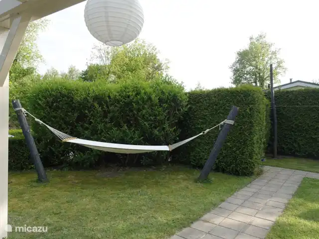 De Berk, Capfun Stoetenslagh en Países Bajos, Overijssel, Rheezerveen - chalet Chalet de Berk para 4 personas, Rheezerveen. Hamaca