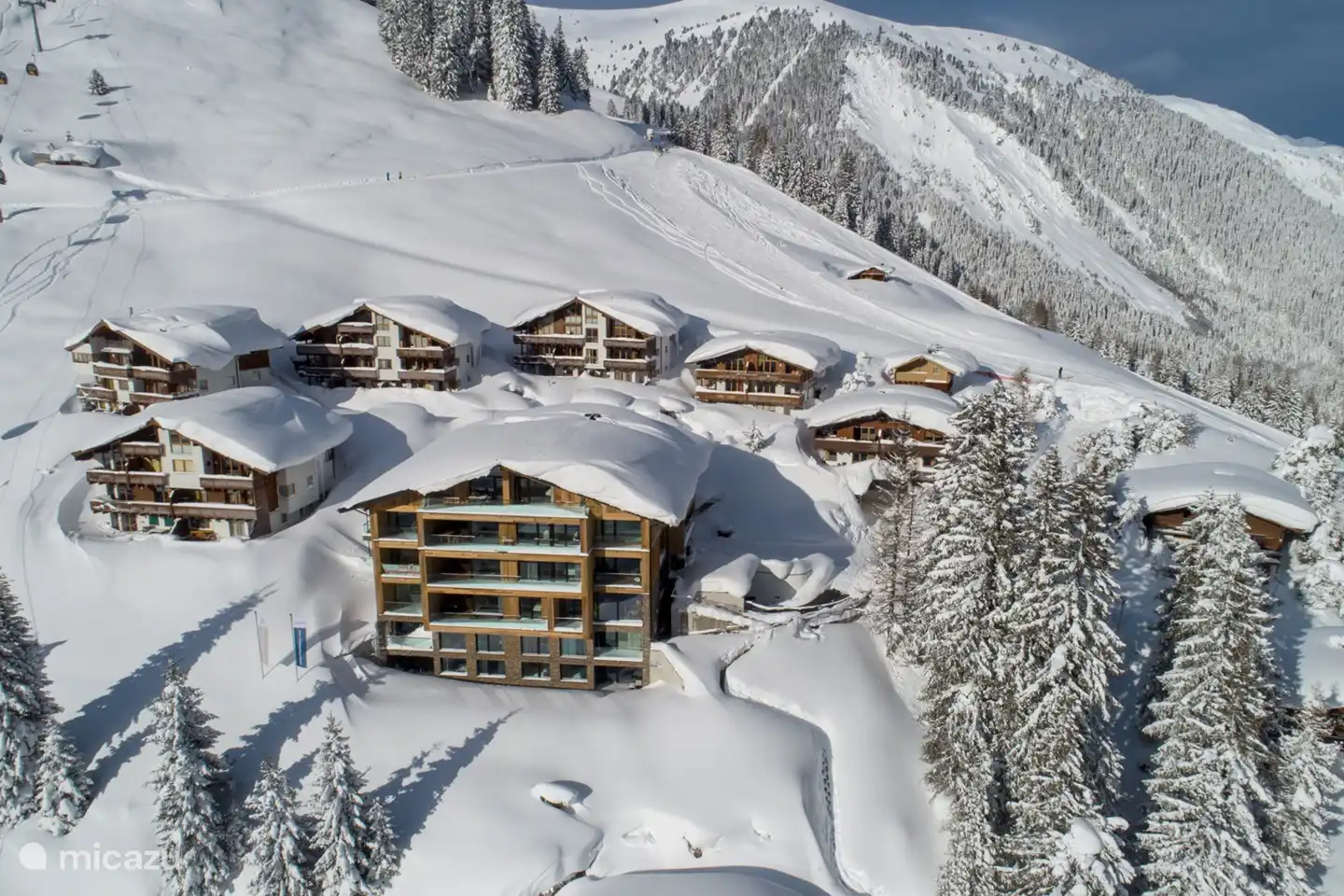 Het gebouw waar het appartement zich bevindt