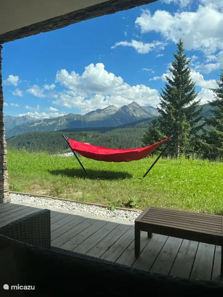 De heerlijke zonnige tuin op het zuiden