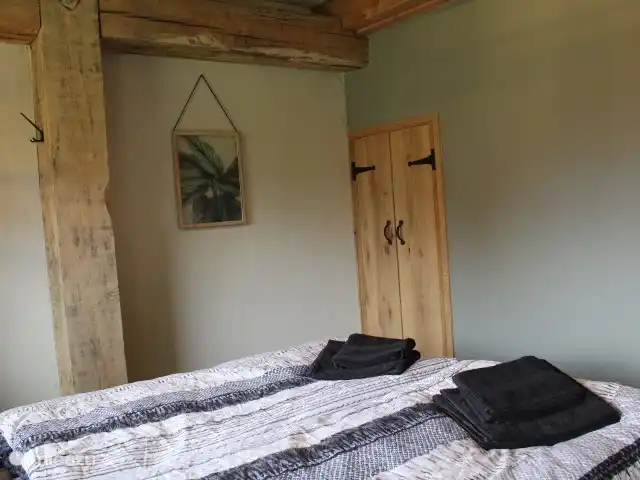 Hegeindse Hoeve | Pays-Bas, Brabant-Septentrional, Reusel-De Mierden - maison de vacances Une des 2 chambres au rez-de-chaussée.