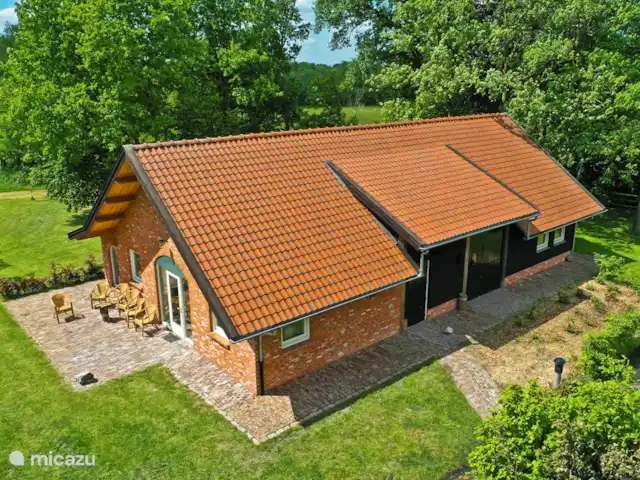 Hegeindse Hoeve | Pays-Bas, Brabant-Septentrional, Reusel-De Mierden - maison de vacances La maison avec jardin d'en haut