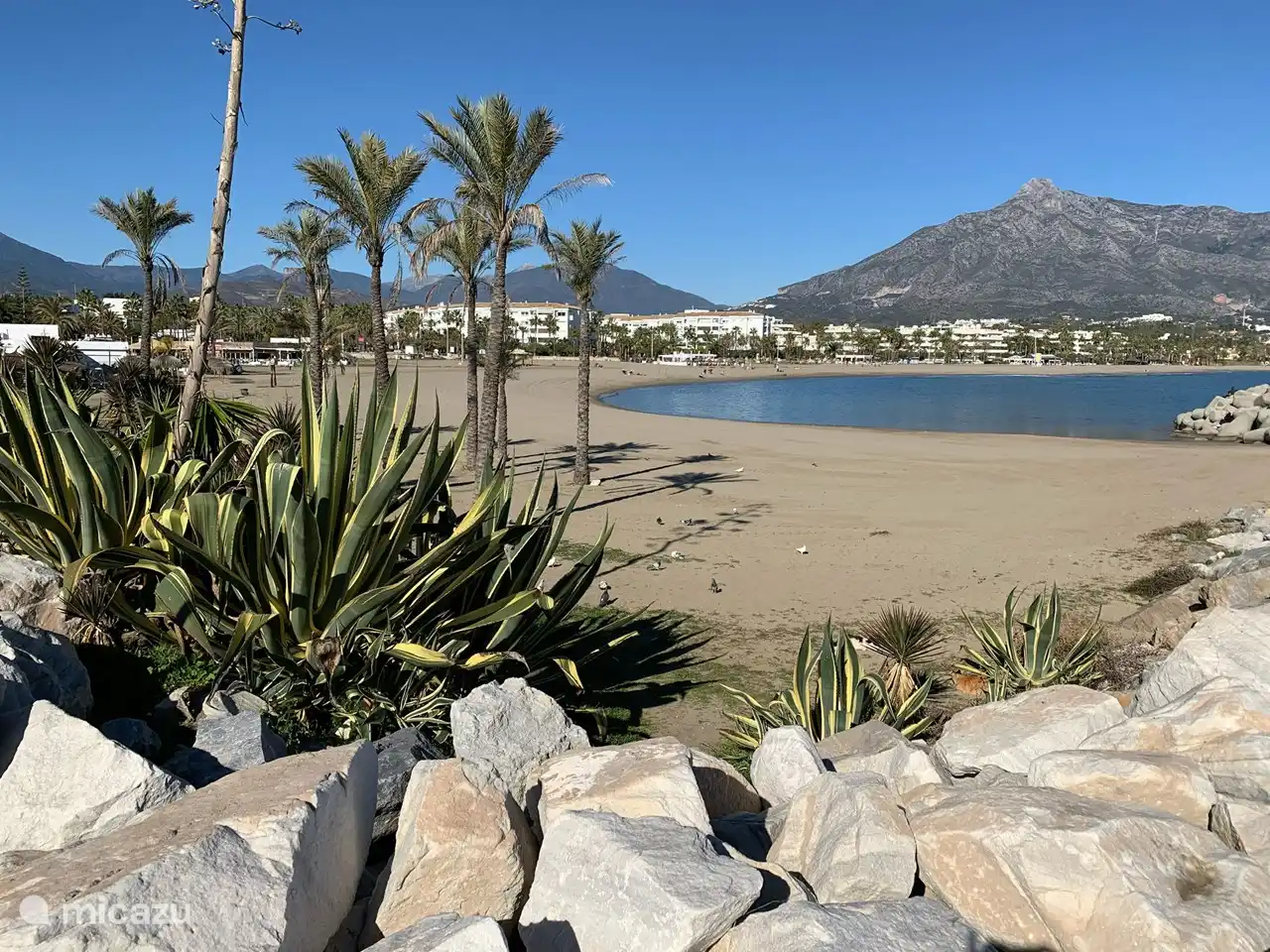 Einer der vielen Strände in Marbella