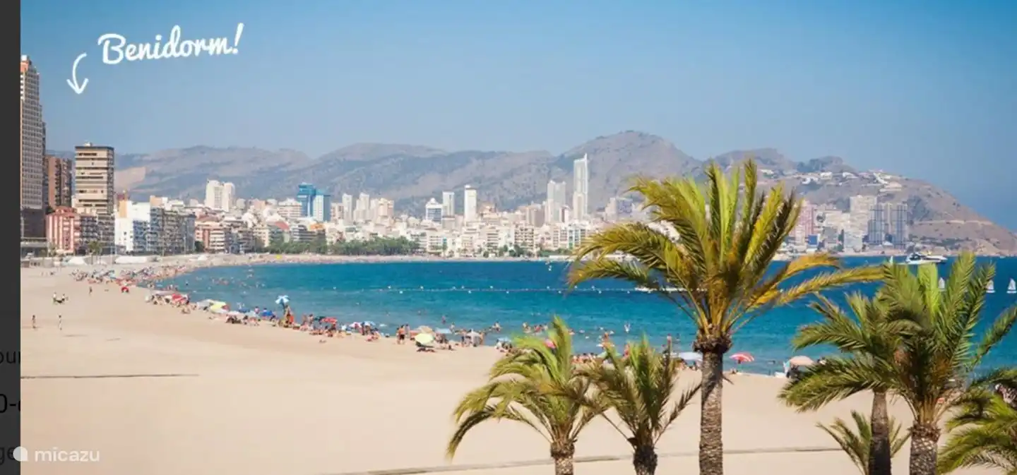 plage de sable de Benidorm