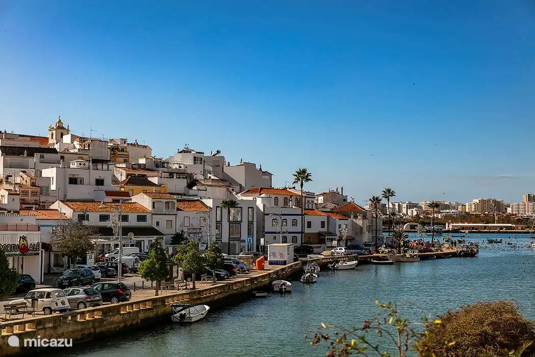 uitzicht vanaf het ruime balkon