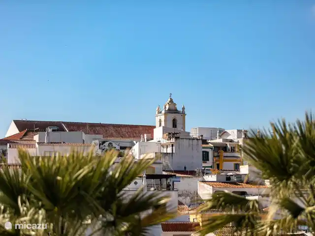 Casa Familia en Portugal, Algarve, Ferragudo  - apartamento vista desde el amplio balcón