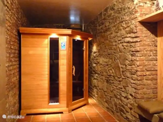 Le Soyeureux huren in België, Ardennen, Spa - landhuis / kasteel Wat dacht u van een ontspannende warme sauna na een lange wandeling door het Spa-bos en de schilderachtige natuur?