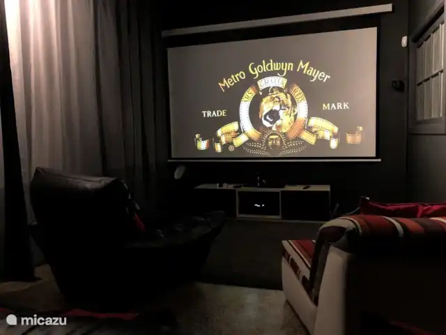 Le Soyeureux huren in België, Ardennen, Spa - landhuis / kasteel Home Cinema-kamer met groot scherm voor popcornsessies in het gezin voor een gezellige en leuke avond, zelfs bij minder mooi weer
