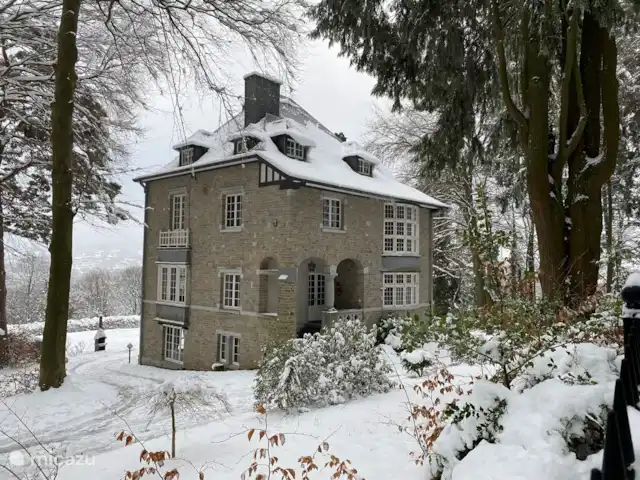 Le Soyeureux huren in België, Ardennen, Spa - landhuis / kasteel Januari, de beste maand om de grote witte sneeuw te ervaren (Januari 2023)