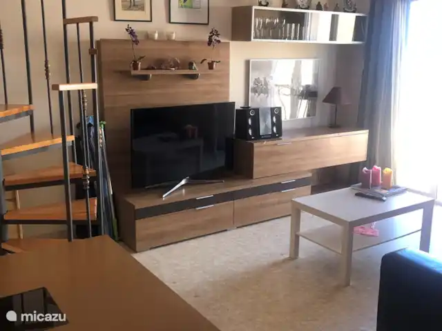 penthouse huren in Spanje, Costa del Sol, Torrox-Costa – Pama 2 Torrox Het heerlijke dakterras is te bereiken via de wenteltrap in de woonkamer