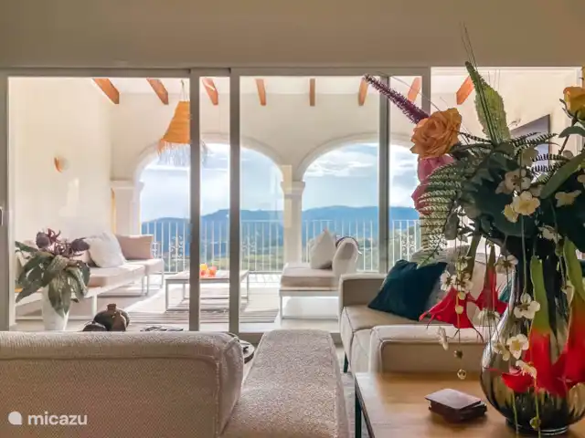 Location de Vacances Espagne, Costa Blanca, Teulada, villa - Villa Plaza Esmeralda Vue du salon