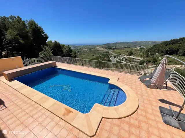 Location de Vacances Espagne, Costa Blanca, Teulada, villa - Villa Plaza Esmeralda Piscine avec vue
