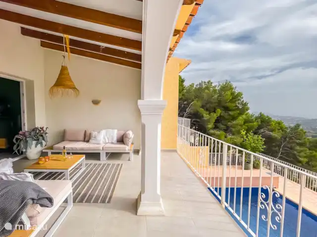 Location de Vacances Espagne, Costa Blanca, Teulada, villa - Villa Plaza Esmeralda Au-dessus de la terrasse