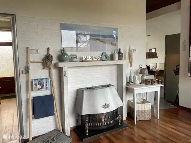 Beach Bungalow Lothar | Pays-Bas, Hollande du Nord, Julianadorp aan Zee - bungalow petite cheminée