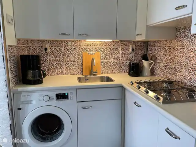Beach Bungalow Lothar | Pays-Bas, Hollande du Nord, Julianadorp aan Zee - bungalow cuisine avec machine à laver