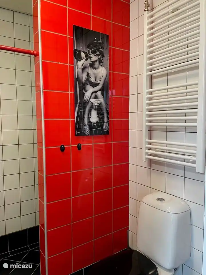 salle de bain avec différentes couleurs