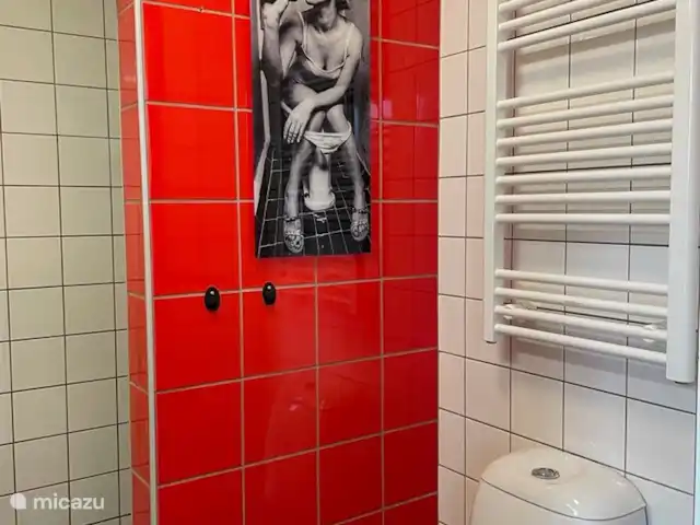 Beach Bungalow Lothar | Pays-Bas, Hollande du Nord, Julianadorp aan Zee - bungalow salle de bain avec différentes couleurs